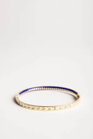 AMRAPALI LONDON | 18K YELLOW GOLD ENAMEL DIAMOND BRACELET