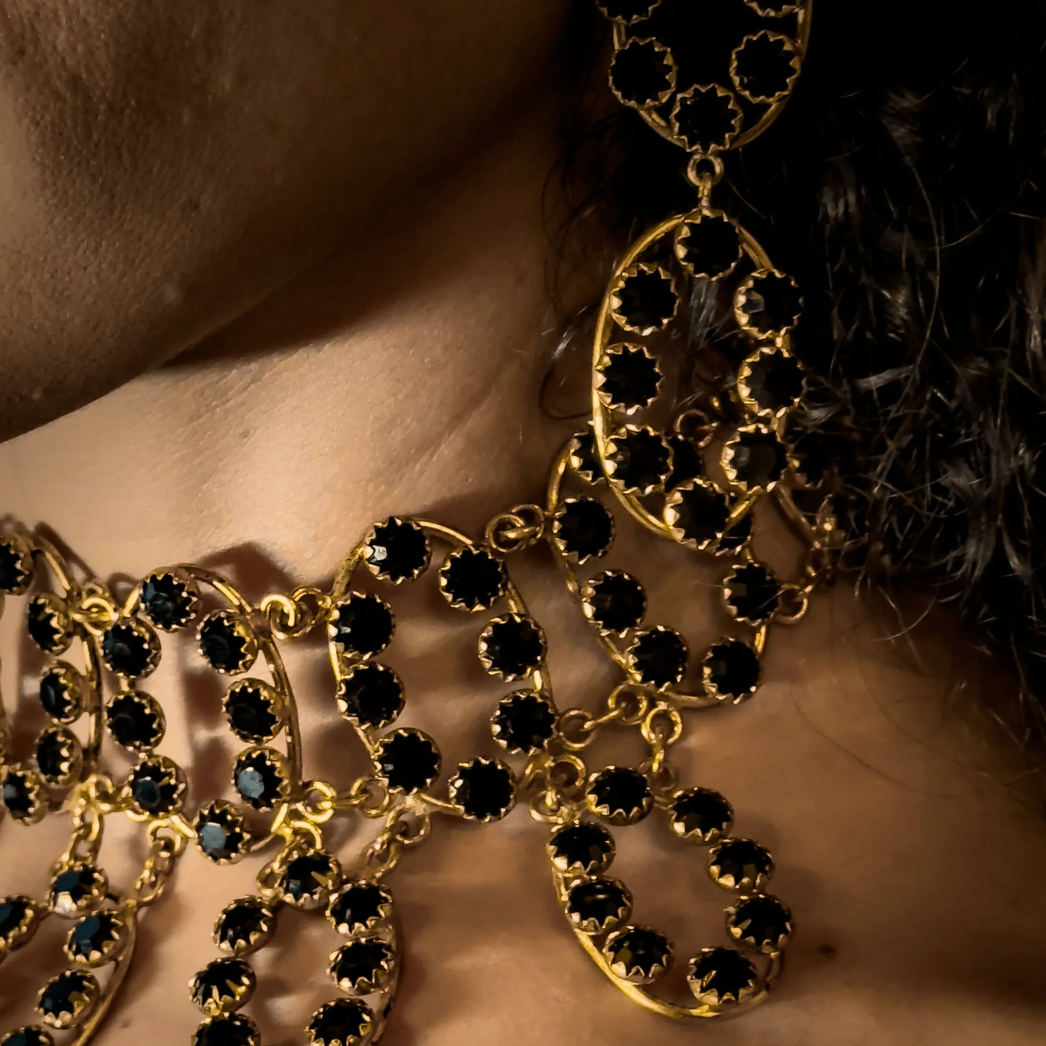 Amulets of Glamour Earrings-Clear