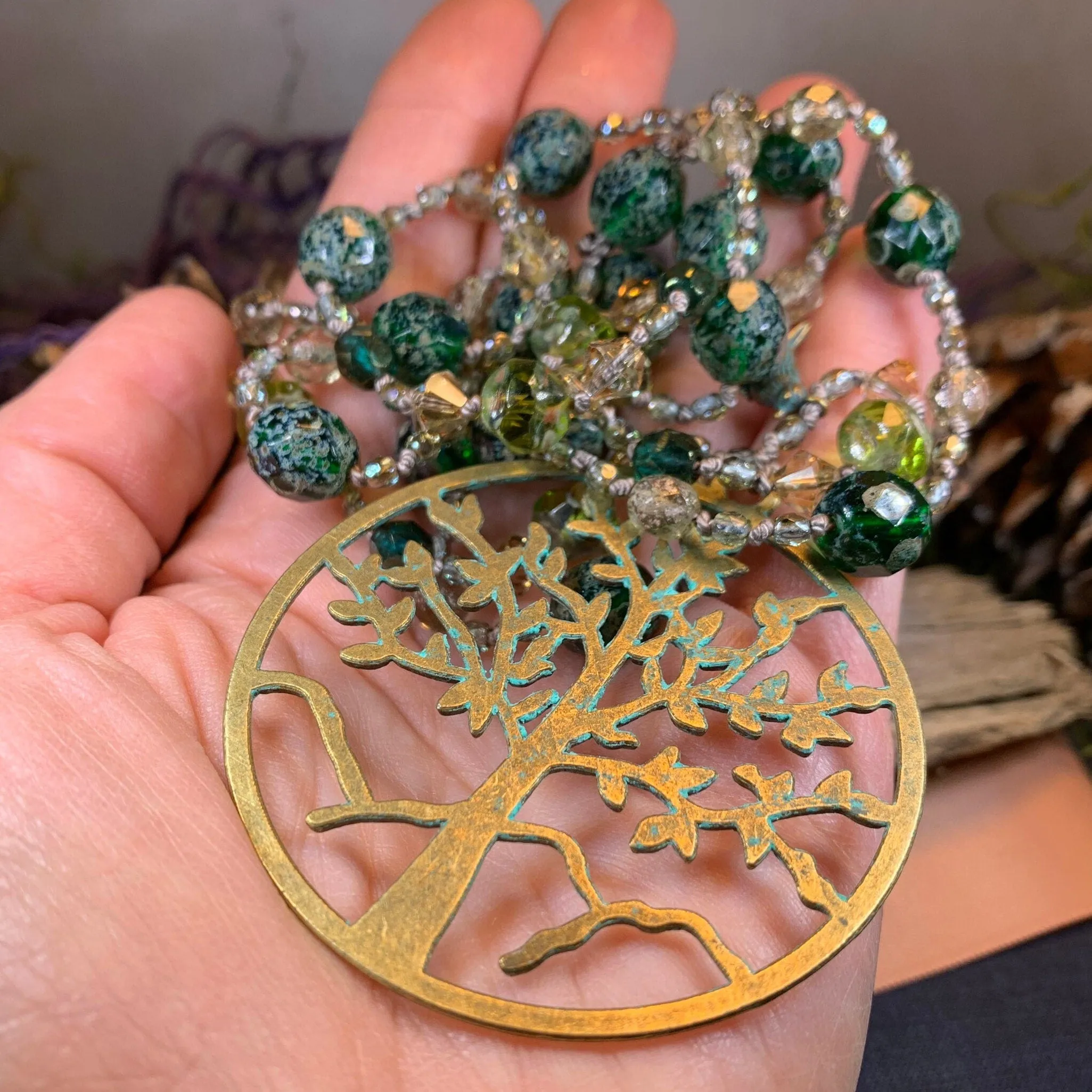 Ancient Glensong Long Necklace