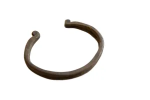 Antique African Bronze Double Banded Cuff Bracelet