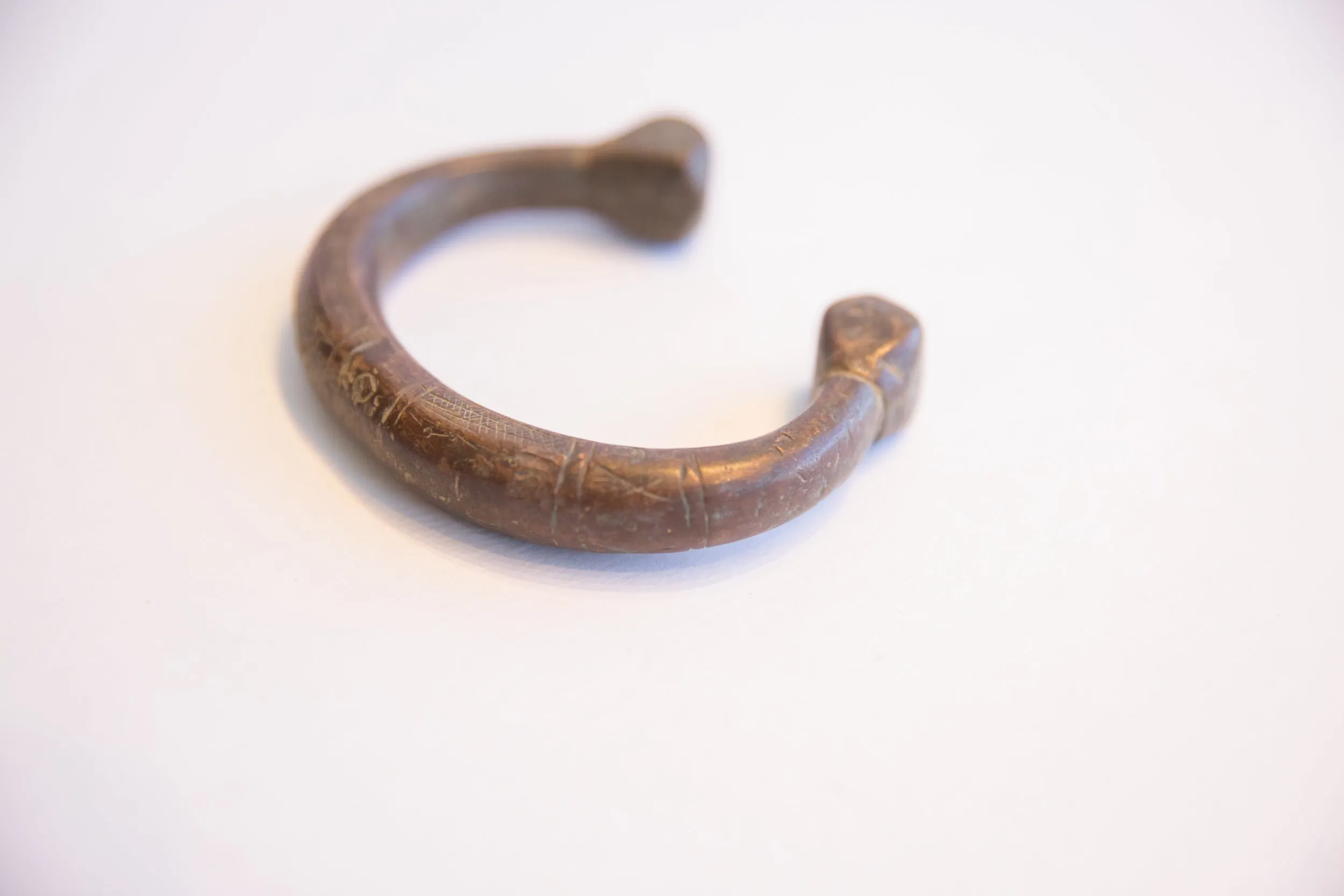 Antique African Snake Cuff Bracelet