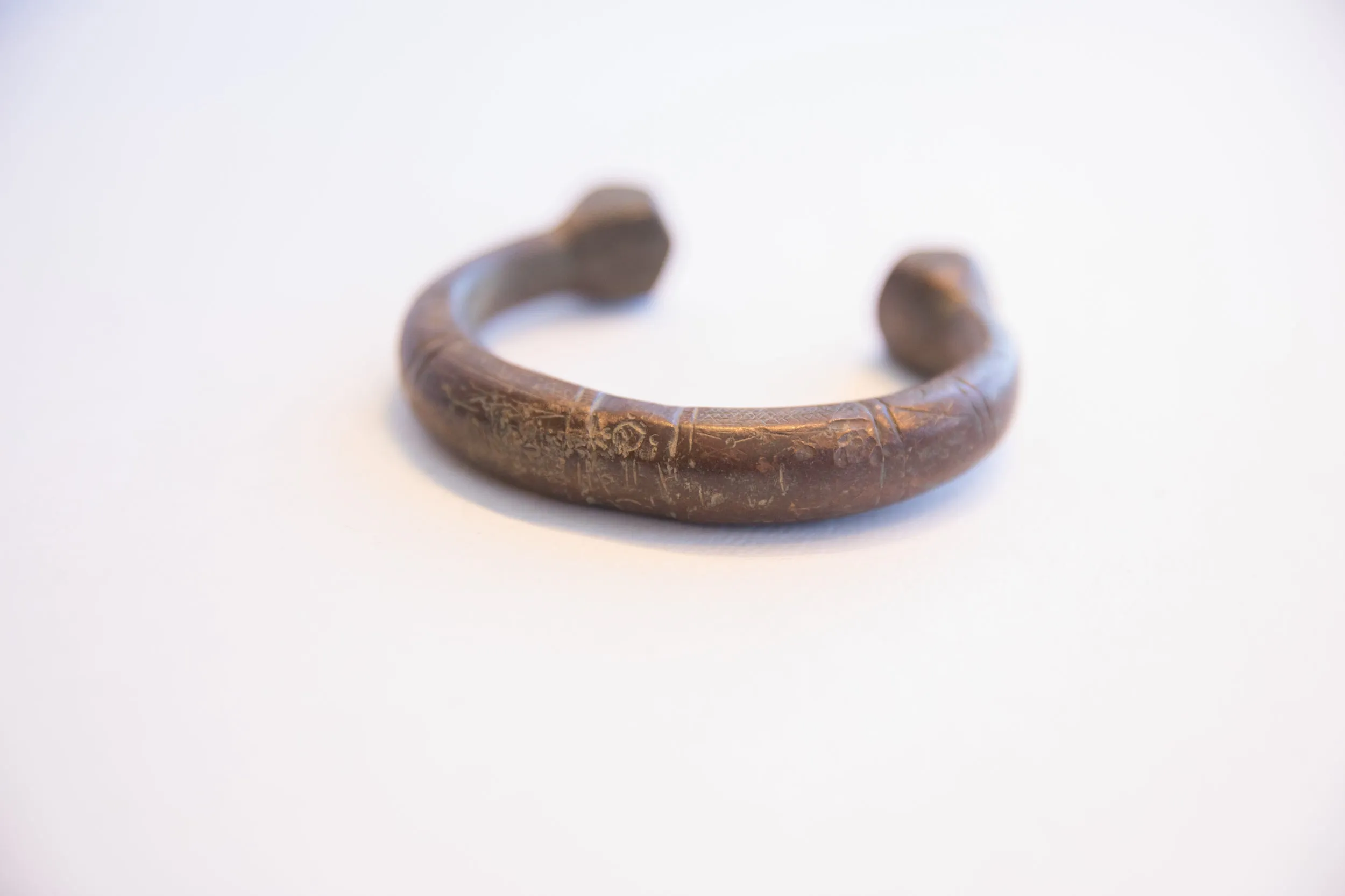 Antique African Snake Cuff Bracelet