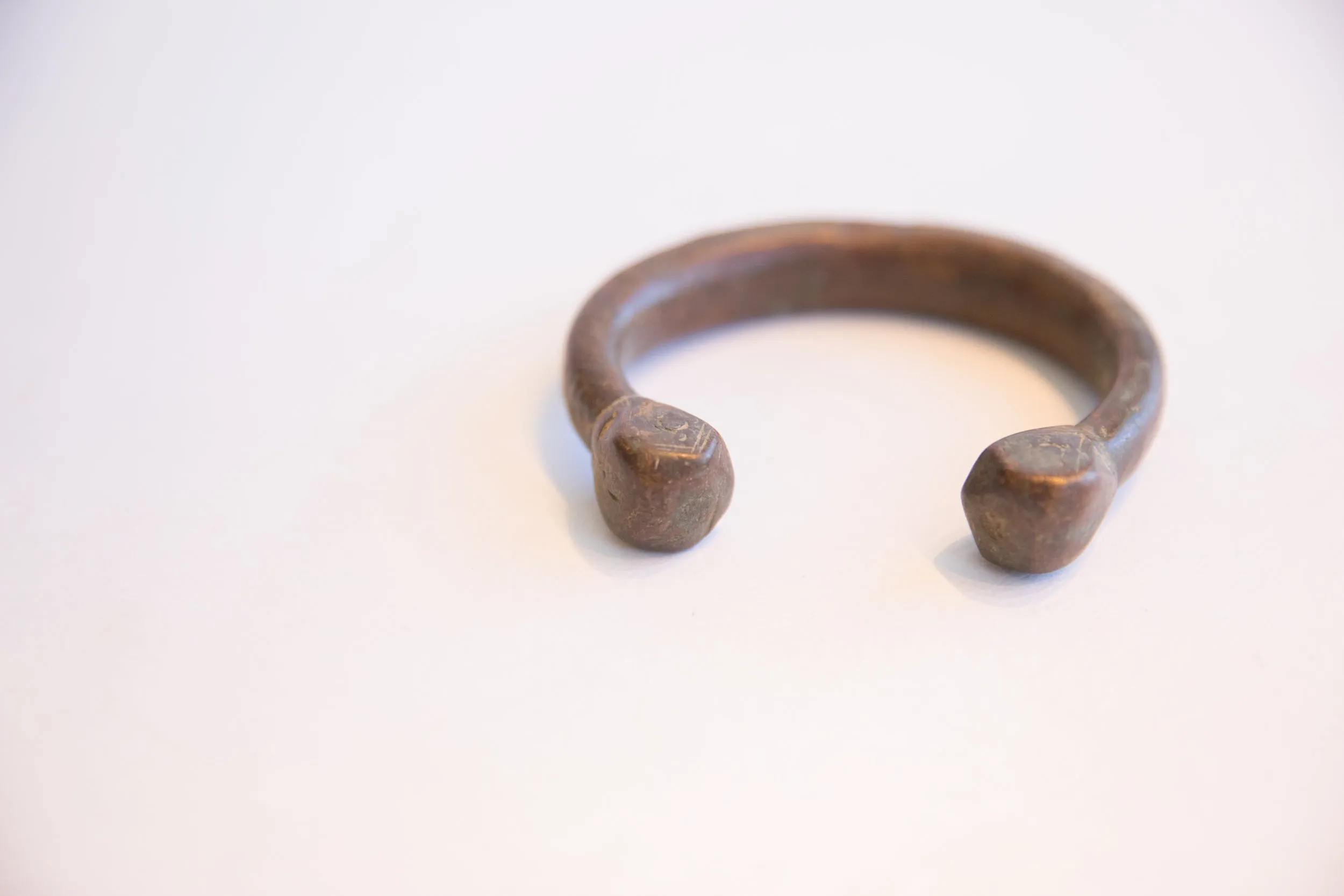 Antique African Snake Cuff Bracelet