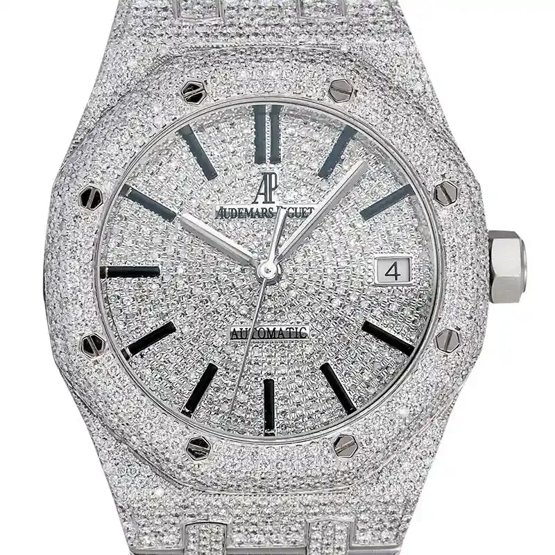 Audemars Piguet Royal Oak 37 Custom Diamond Set 15450ST.OO.1256ST.01.A