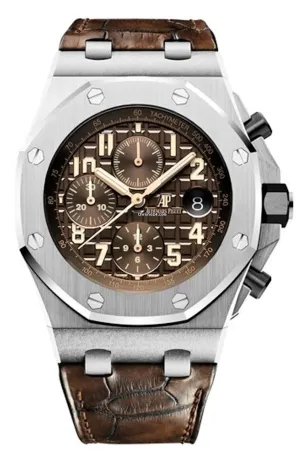 Audemars Piguet Royal Oak Offshore Chronograph Havana Dial 42mm 26470ST