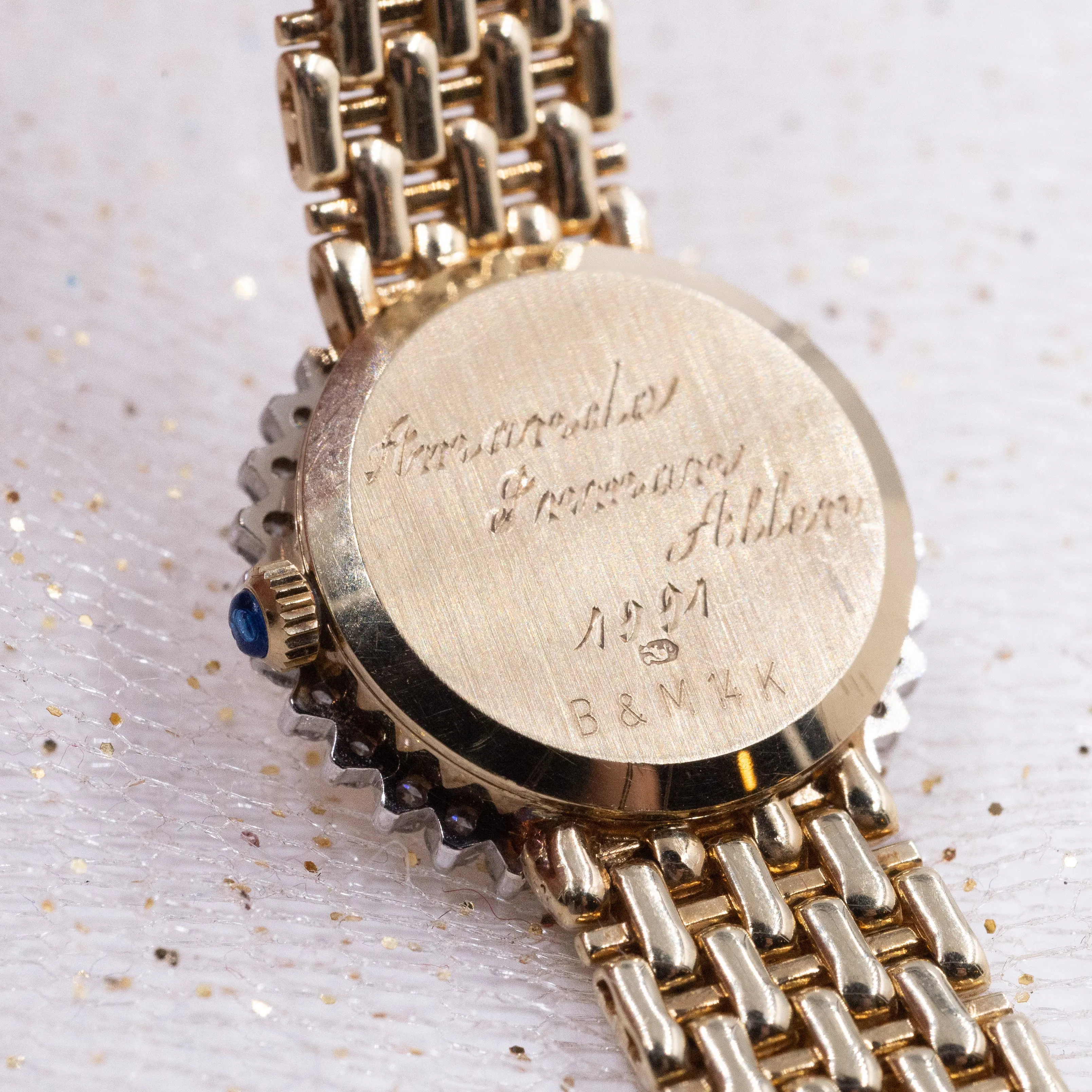 Baume & Mercier Diamond Watch C. 1980s