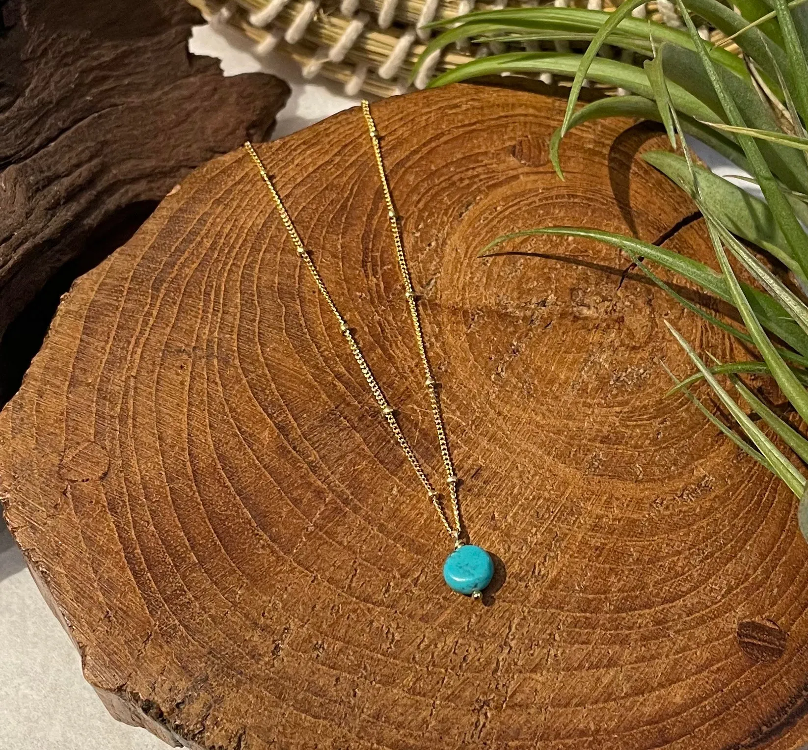 beaded chain charm necklaces