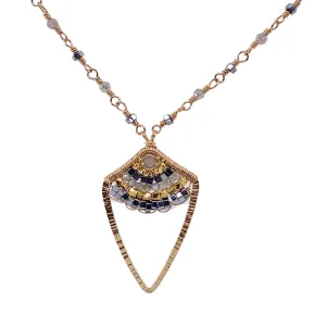 Beaded Dagger Pendant