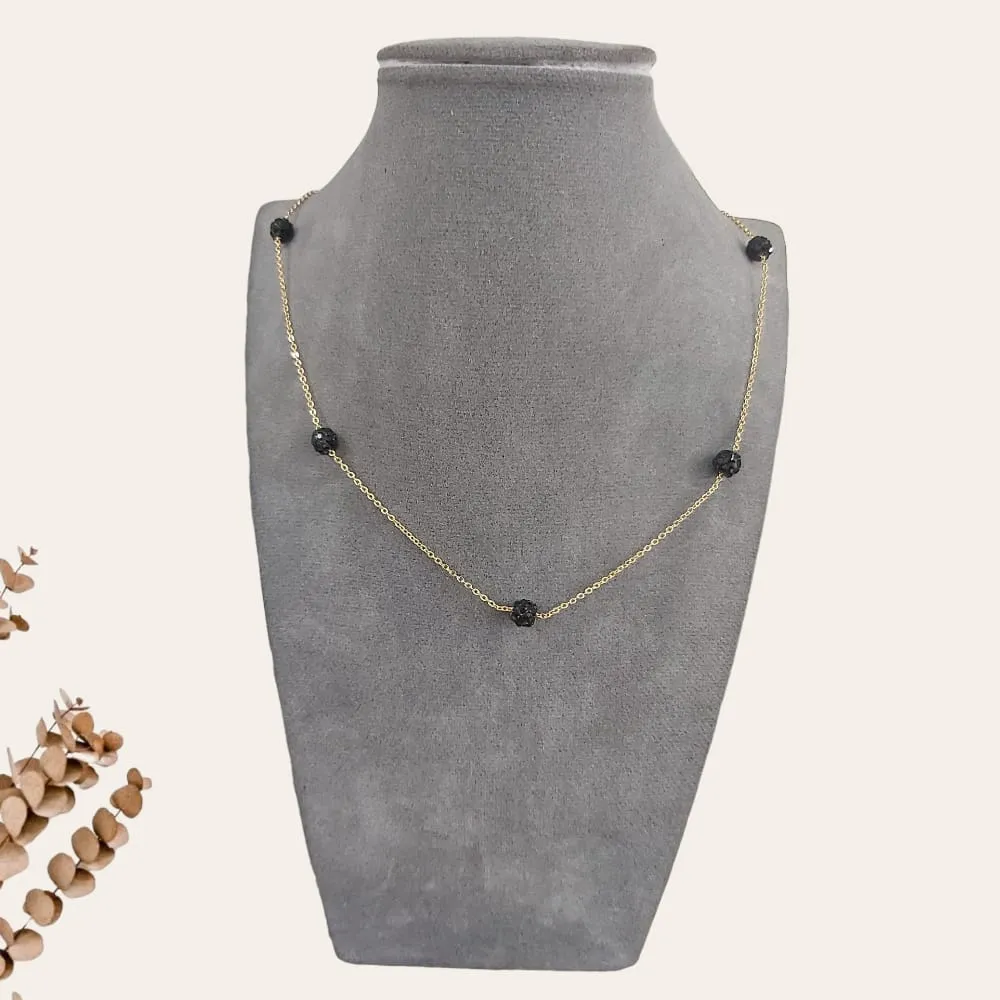 Berry Beaded Chain Necklace S-0