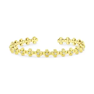 Best & Co. Flexible Clover Cuff (18k YG)