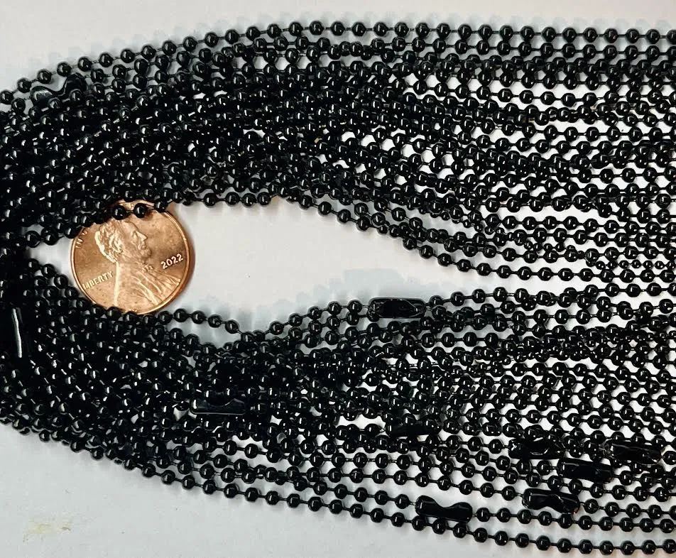 Black Beaded Necklaces