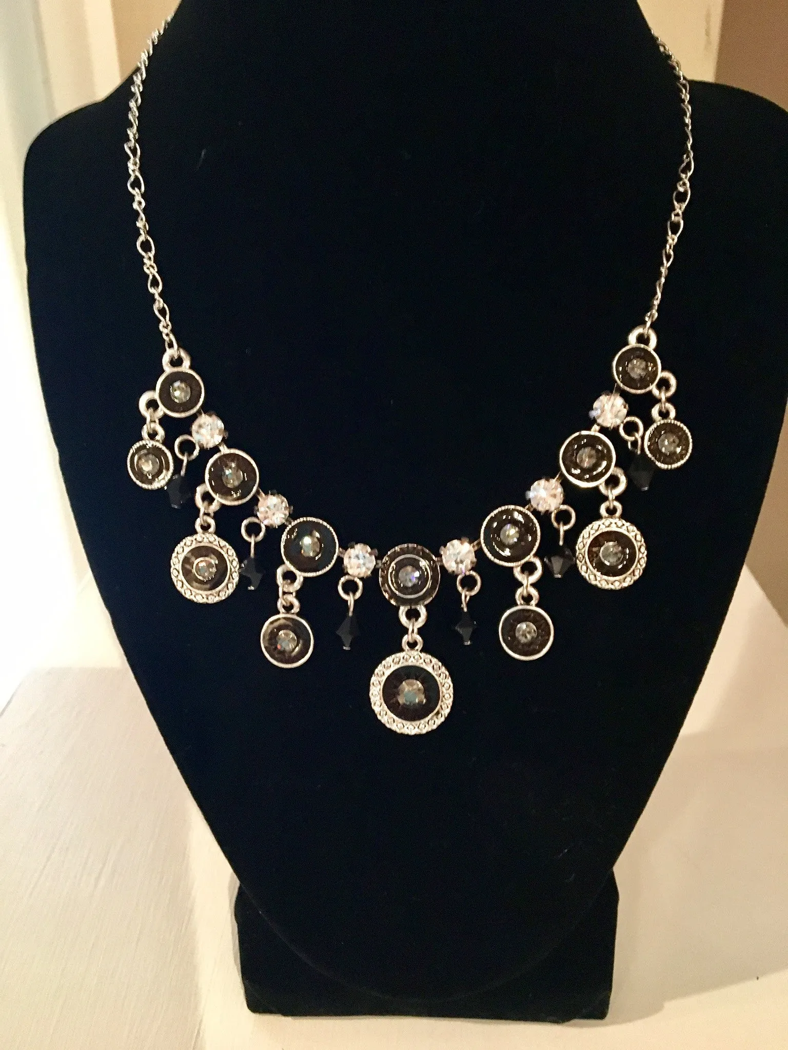 Black Crystal Nights Necklace