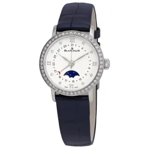 Blancpain Villeret Quantieme Phases de Lune Automatic Diamond Ladies Watch 6106-4628-55A