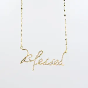 Blessed Gold Necklace I-40