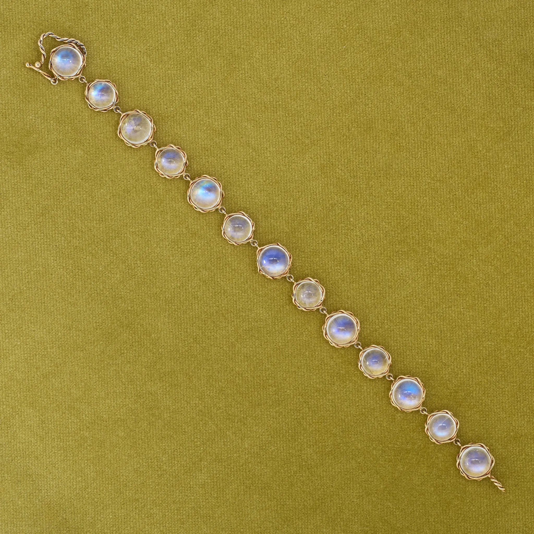 Blue Moonstone Bracelet