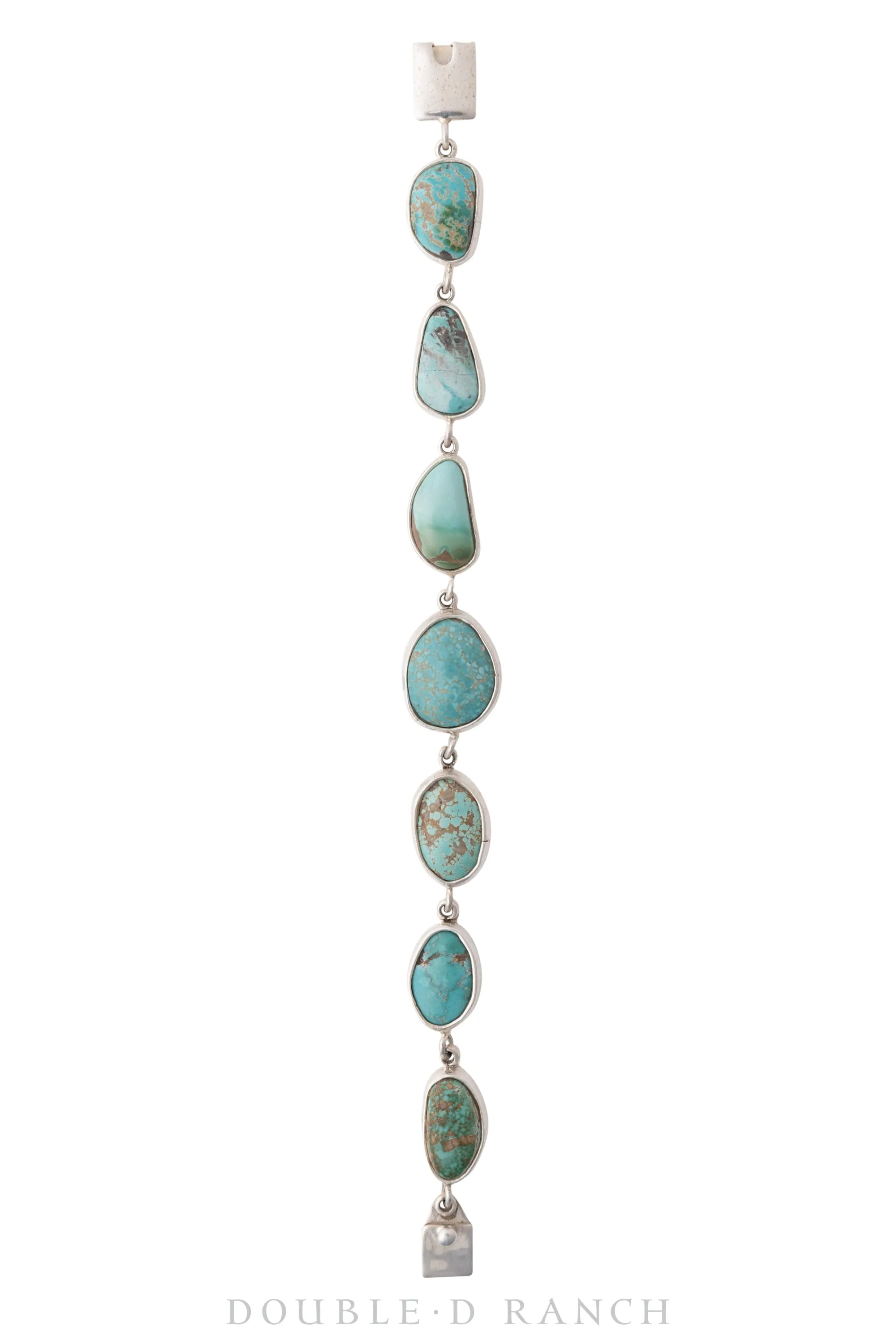 Bracelet, Federico, Chain Inlay, Turquoise, Hallmark, Contemporary, 3308
