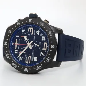 Breitling Endurance Pro Blue Quartz Black Dial Breitlight Chrono 44MM X82310