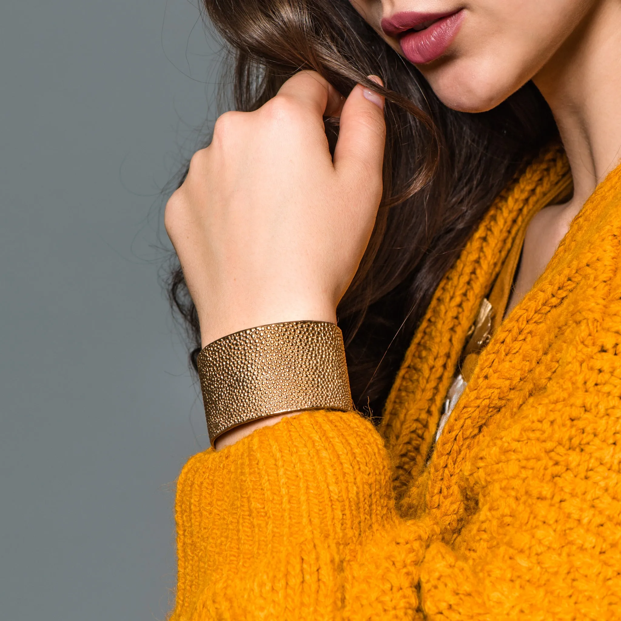 Bronze Sting Ray Cuff