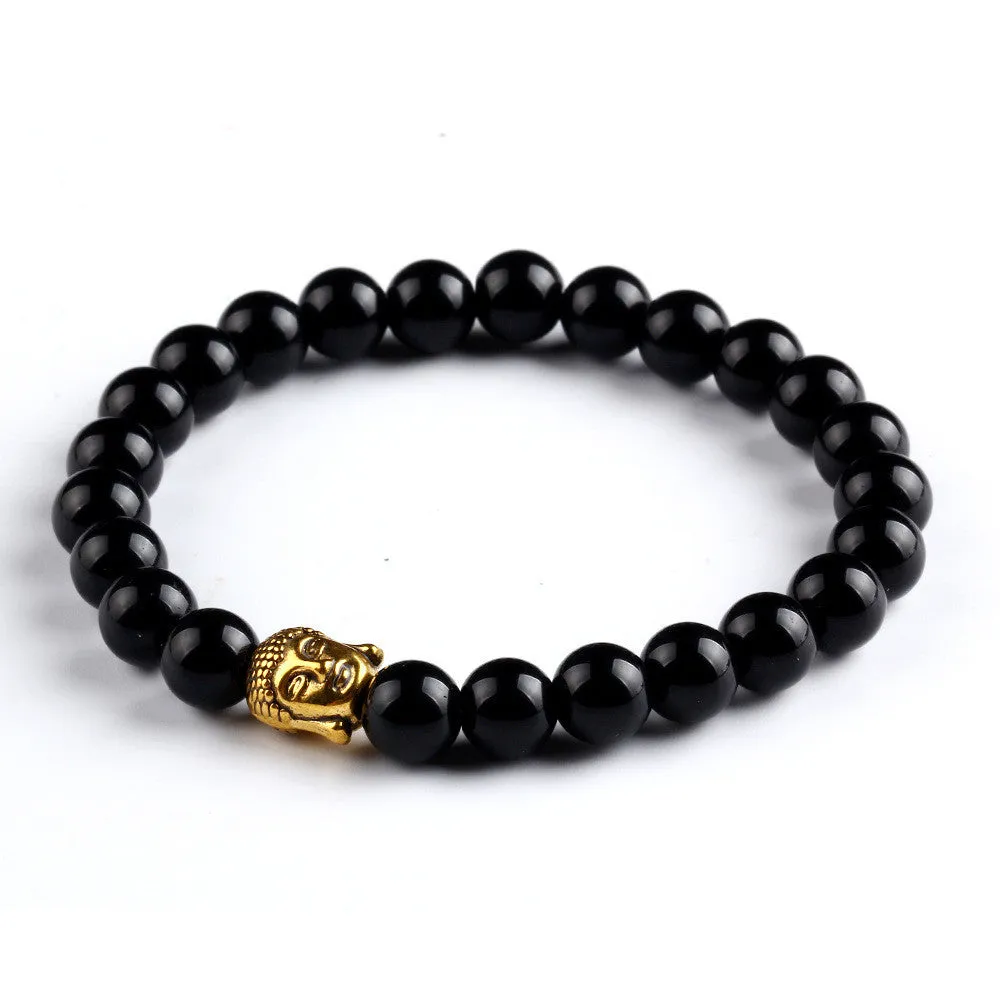 Buddha beads Bracelets Bangles Natural Stone Charm Bracelets For Women and Men Jewelry