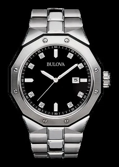 Bulova Classic Diamond Dial Quartz-Watch