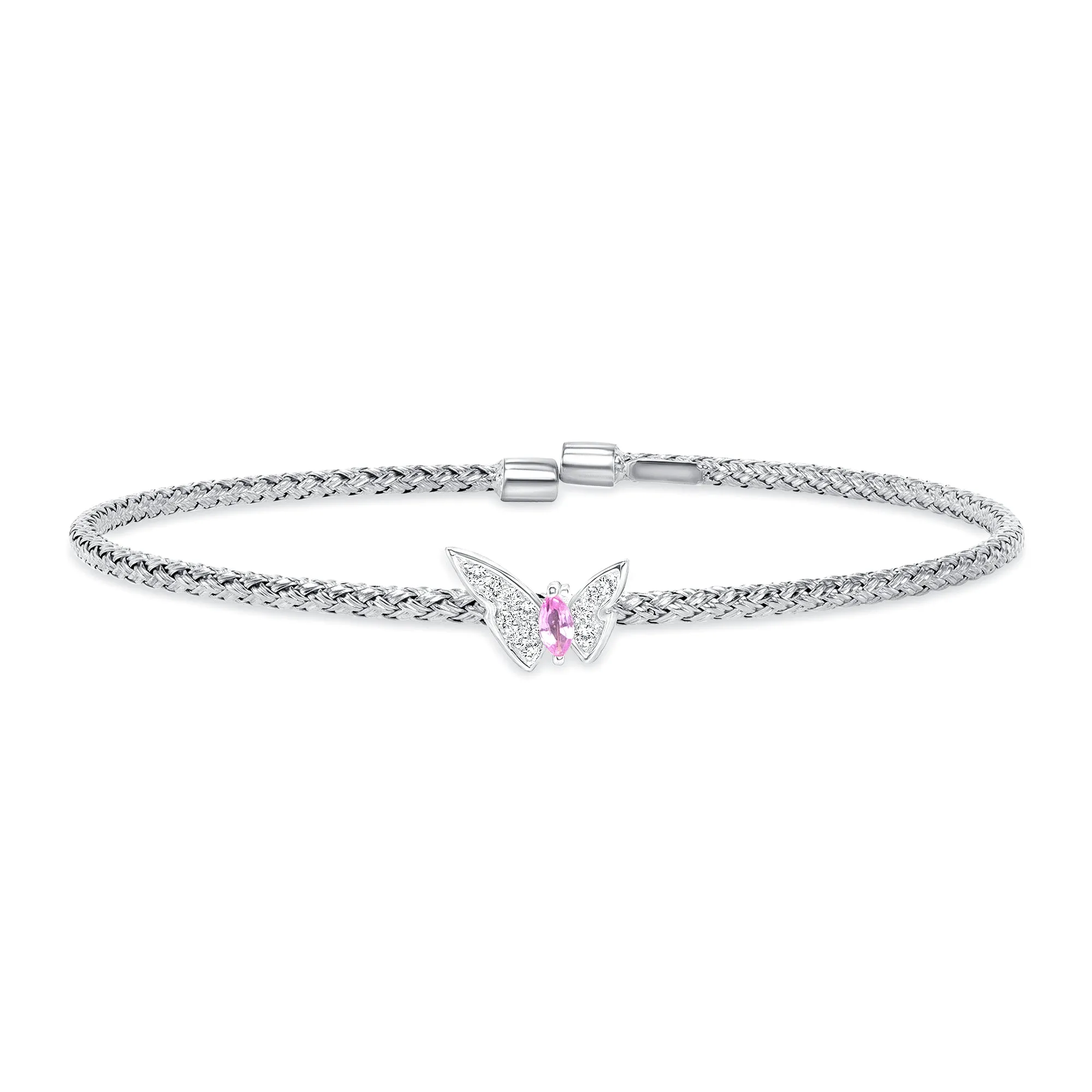 Butterfly Diamond Bangle