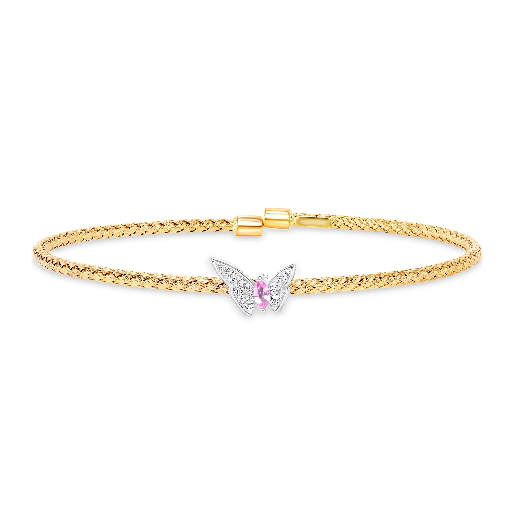 Butterfly Diamond Bangle