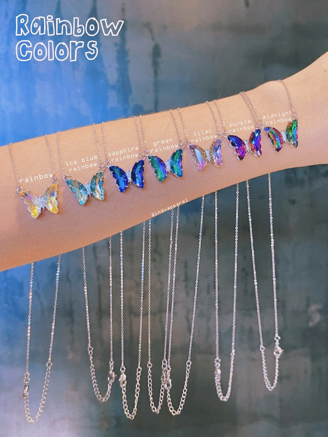 Butterfly Necklace Set, Valerie