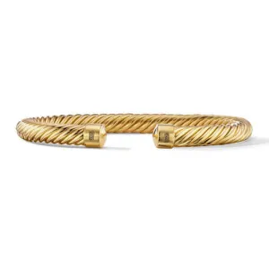Cable Cuff Bracelet in 18K Yellow Gold, Size Medium
