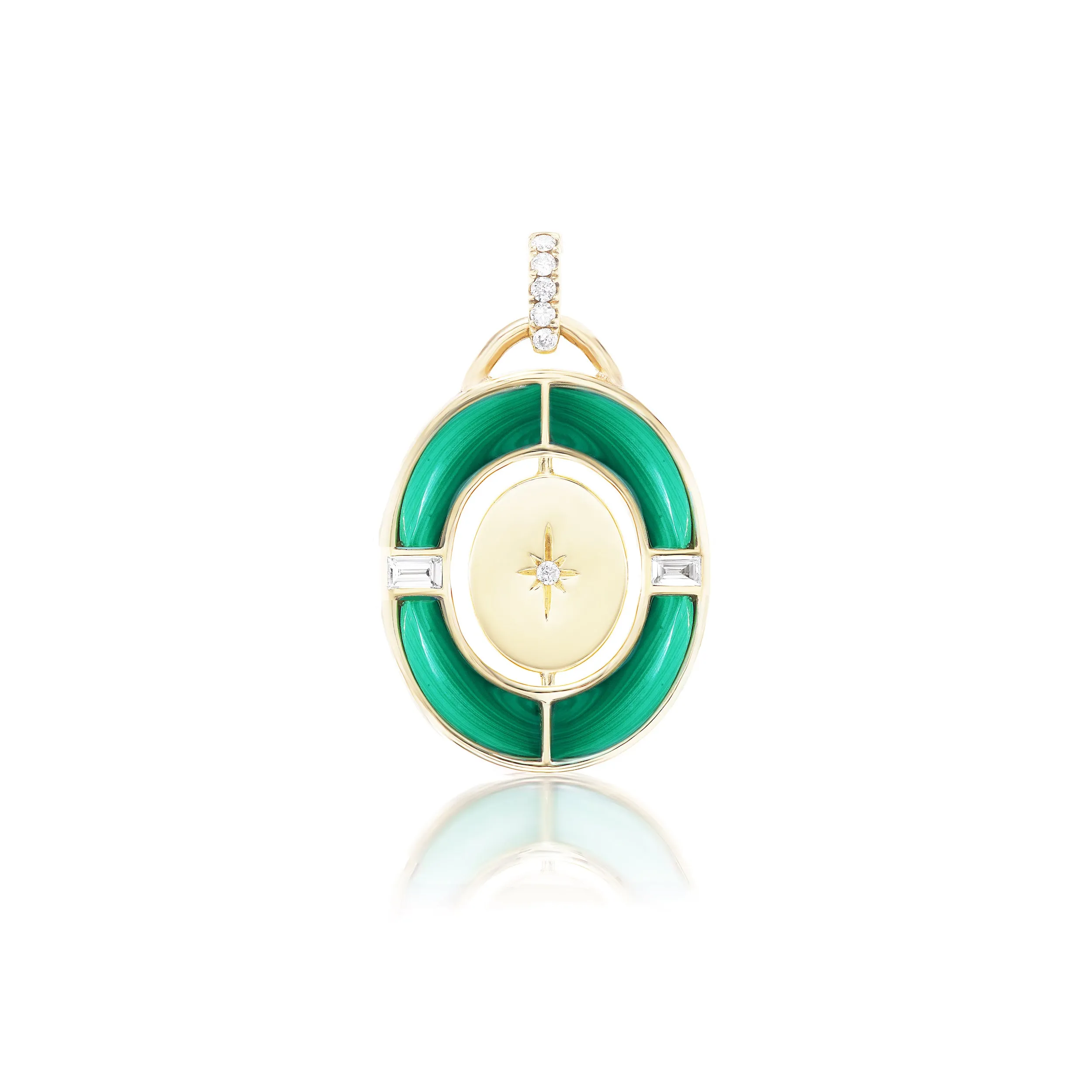 Capri Inlay Necklace - Engravable