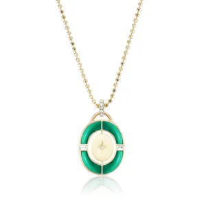 Capri Inlay Necklace - Engravable