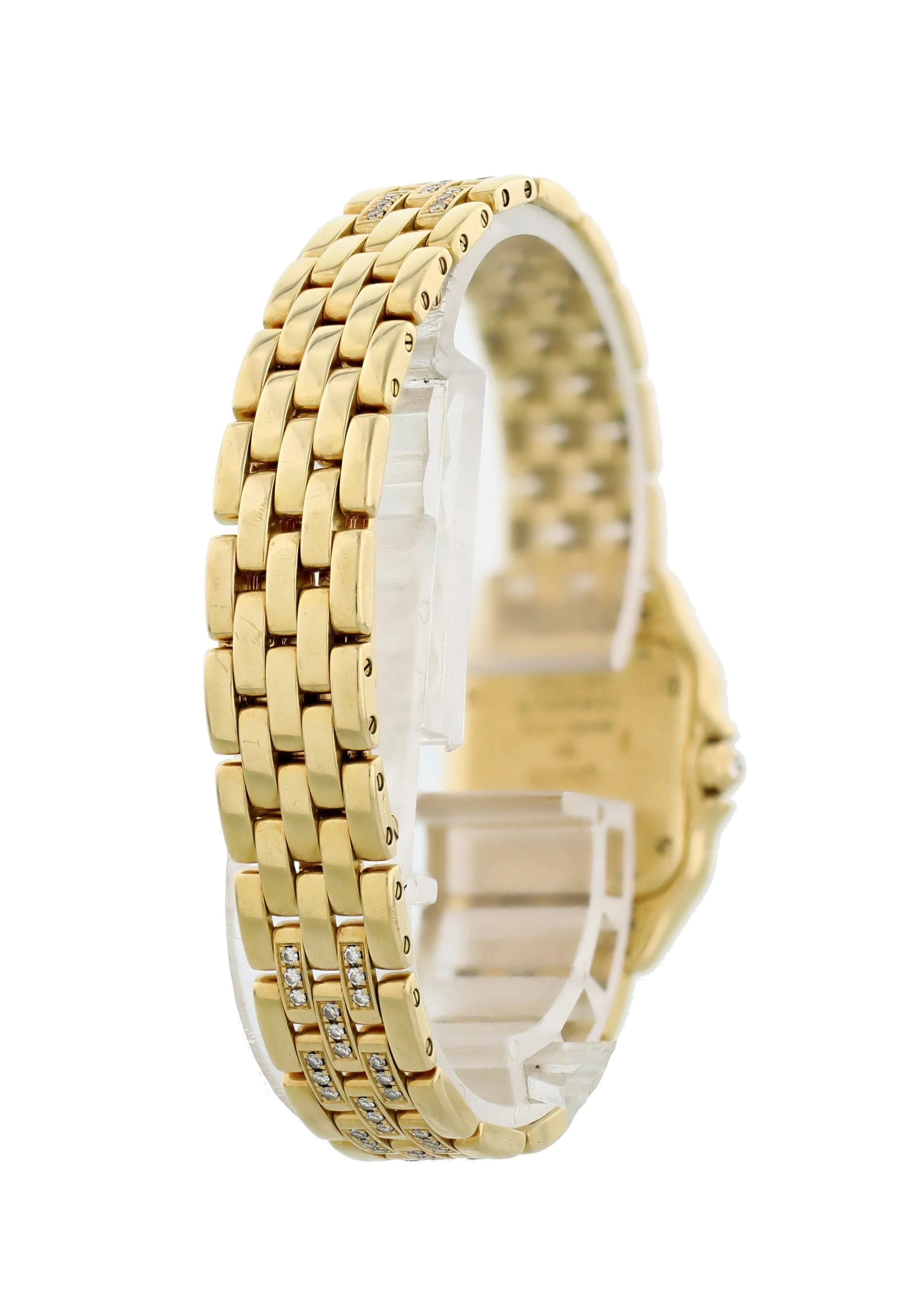 Cartier Panthere 128000 M 18k Yellow Gold Ladies Diamond Watch