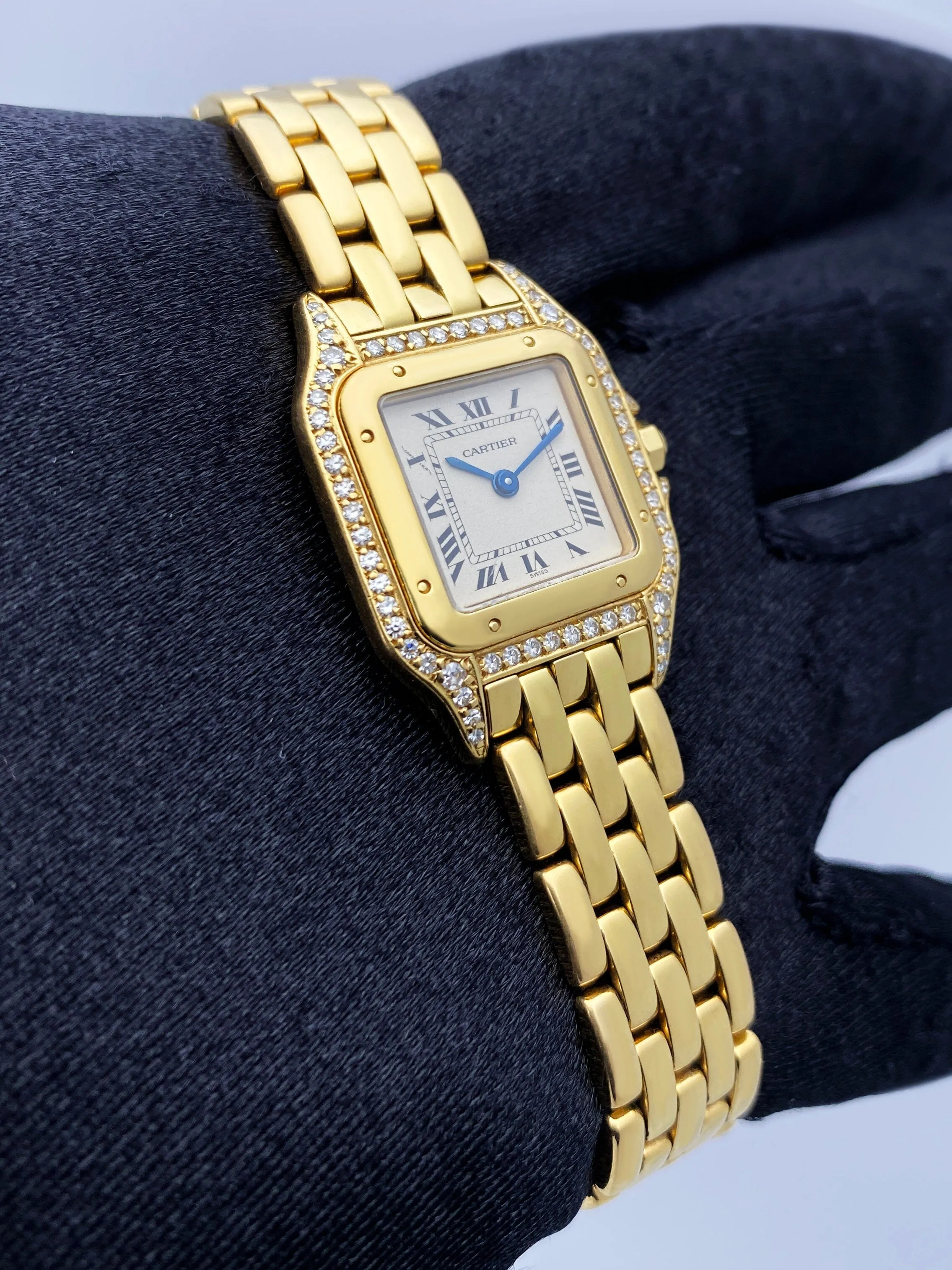 Cartier Panthere 8669 Diamond 18K Yellow Gold Ladies Watch