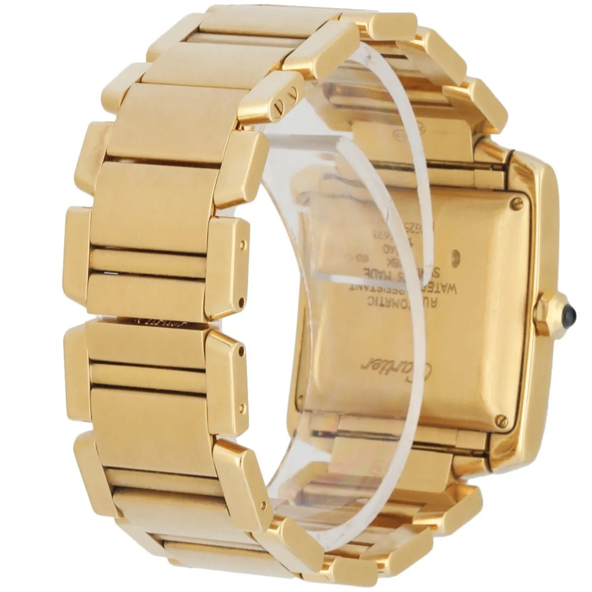 Cartier Tank Francaise 1840 18K Yellow Gold Men's Watch