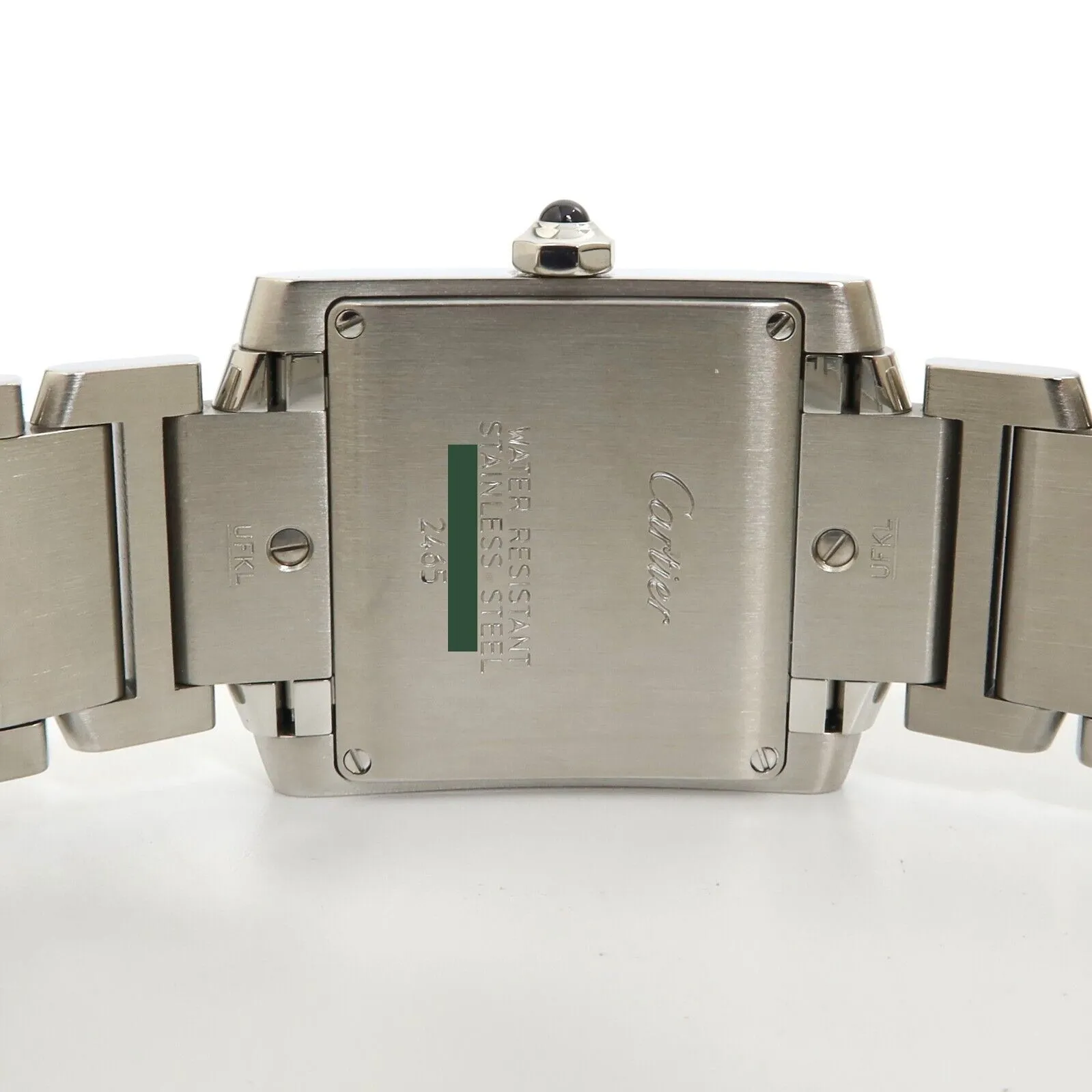 Cartier Tank Francaise Mid-Size Silver Dial Quartz Stainless Steel W51011Q3 2465