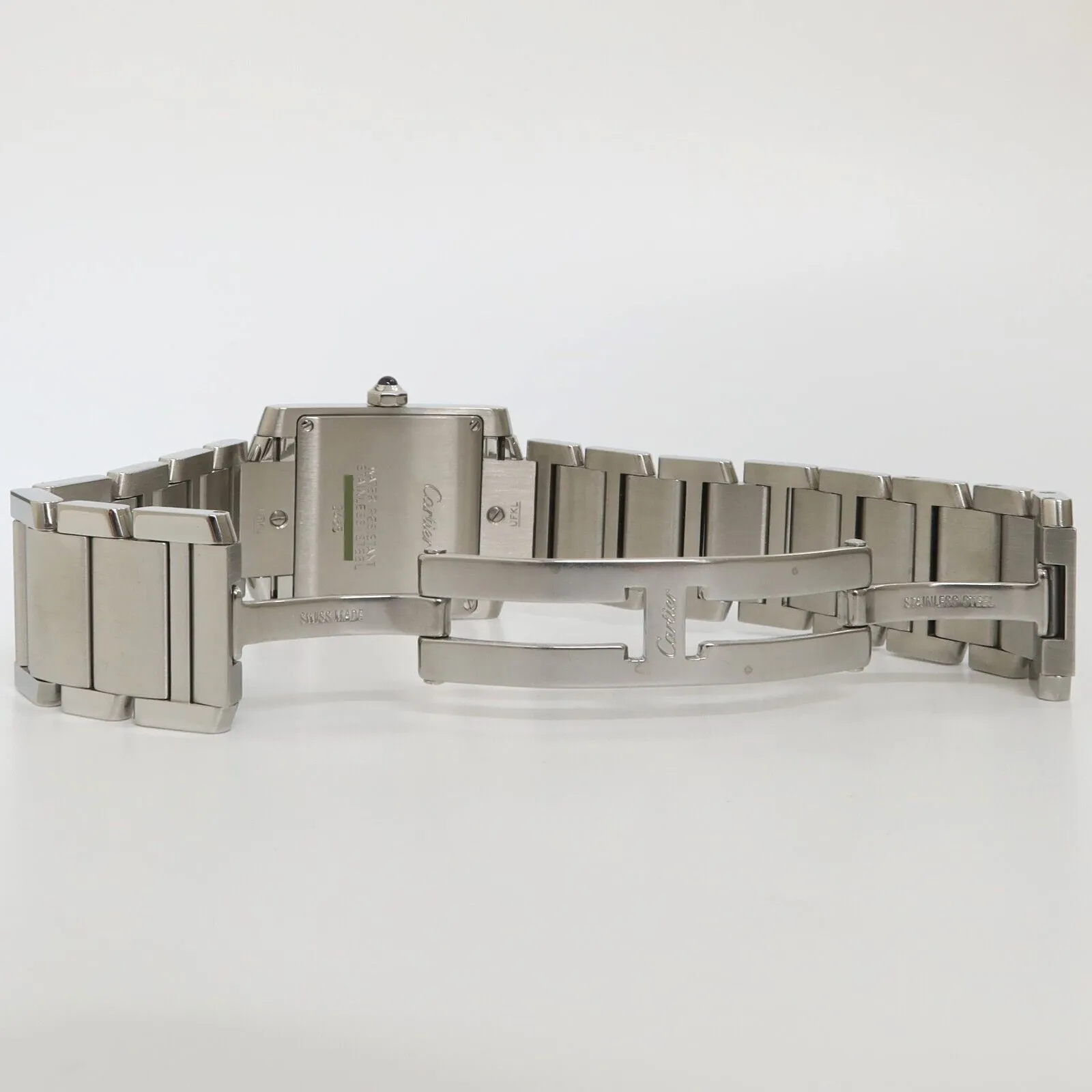 Cartier Tank Francaise Mid-Size Silver Dial Quartz Stainless Steel W51011Q3 2465