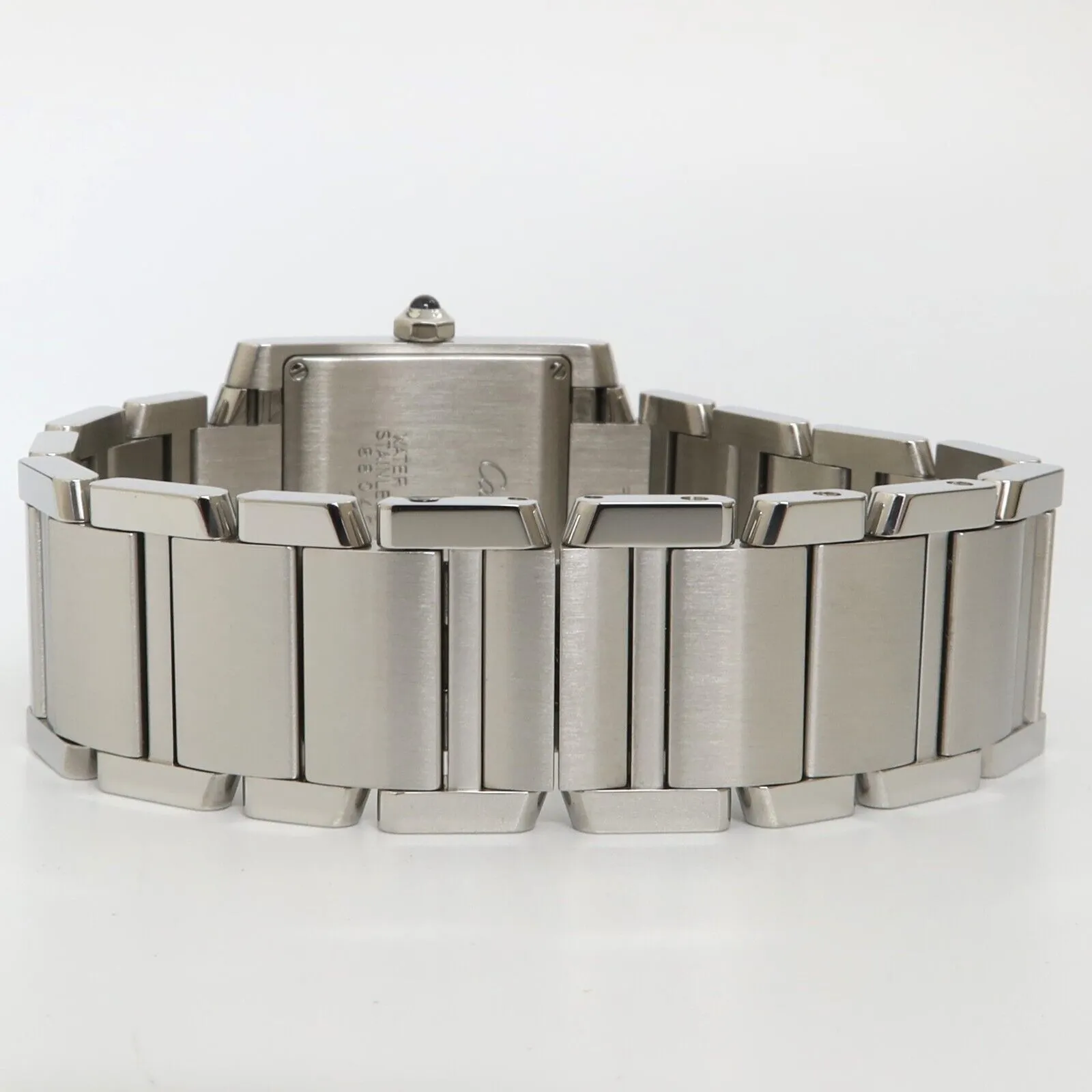 Cartier Tank Francaise Mid-Size Silver Dial Quartz Stainless Steel W51011Q3 2465