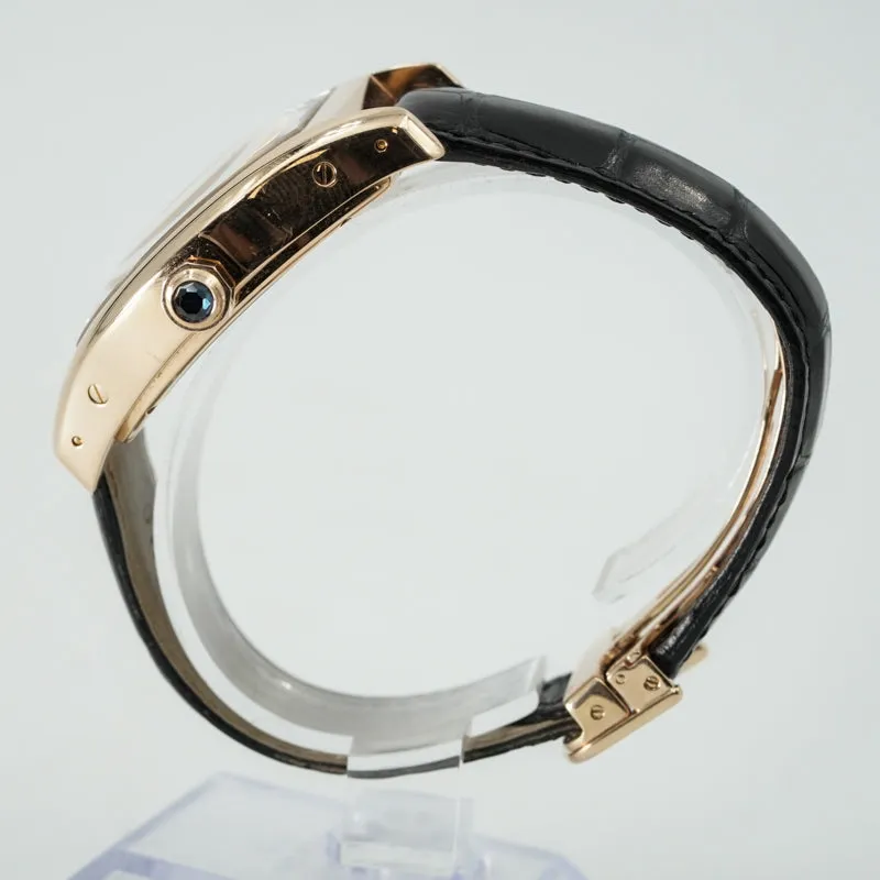 Cartier Tortue XL W1545851 Privee 18K Rose Gold 8-Day Box & Book