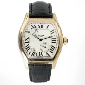 Cartier Tortue XL W1545851 Privee 18K Rose Gold 8-Day Box & Book