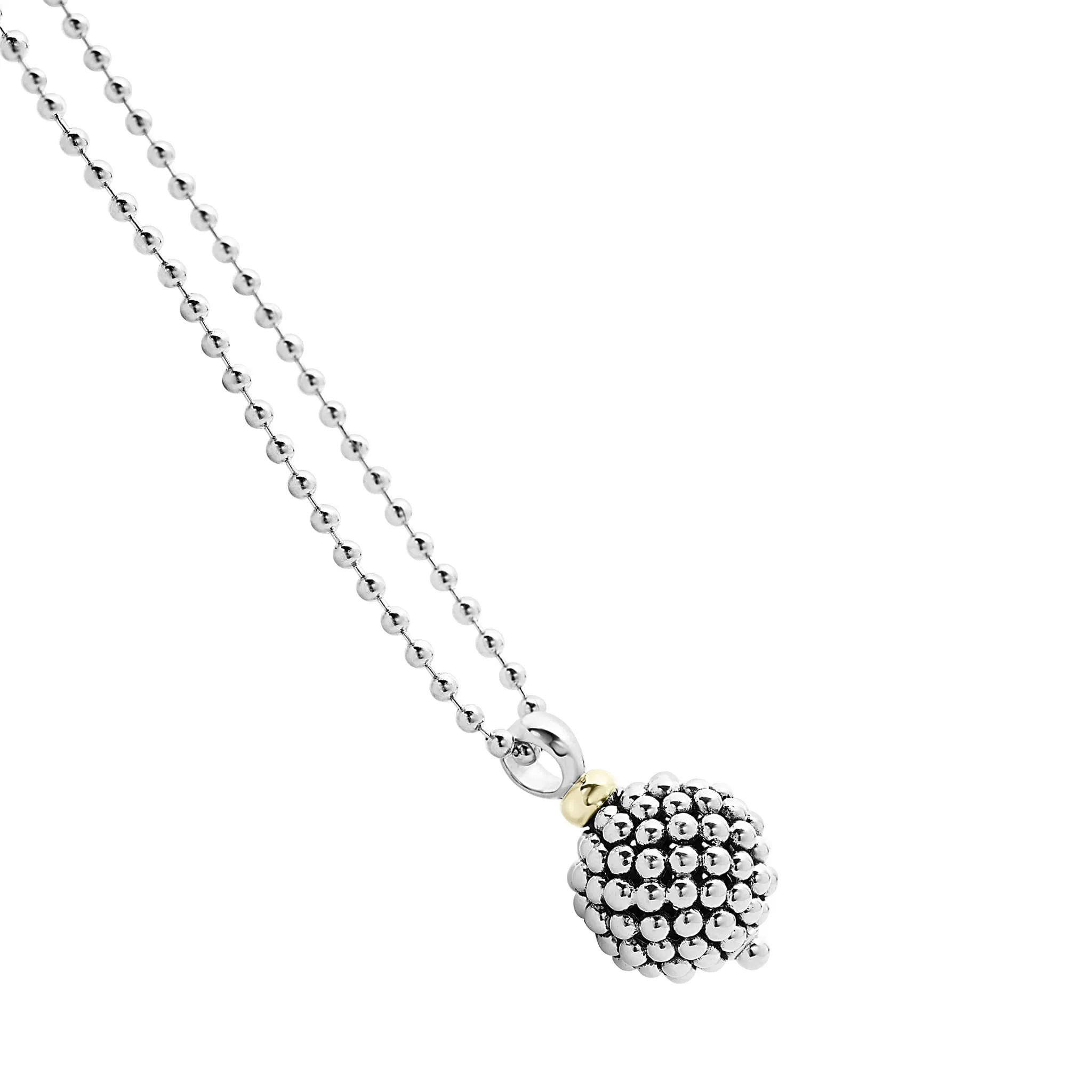 Caviar Ball Pendant Necklace