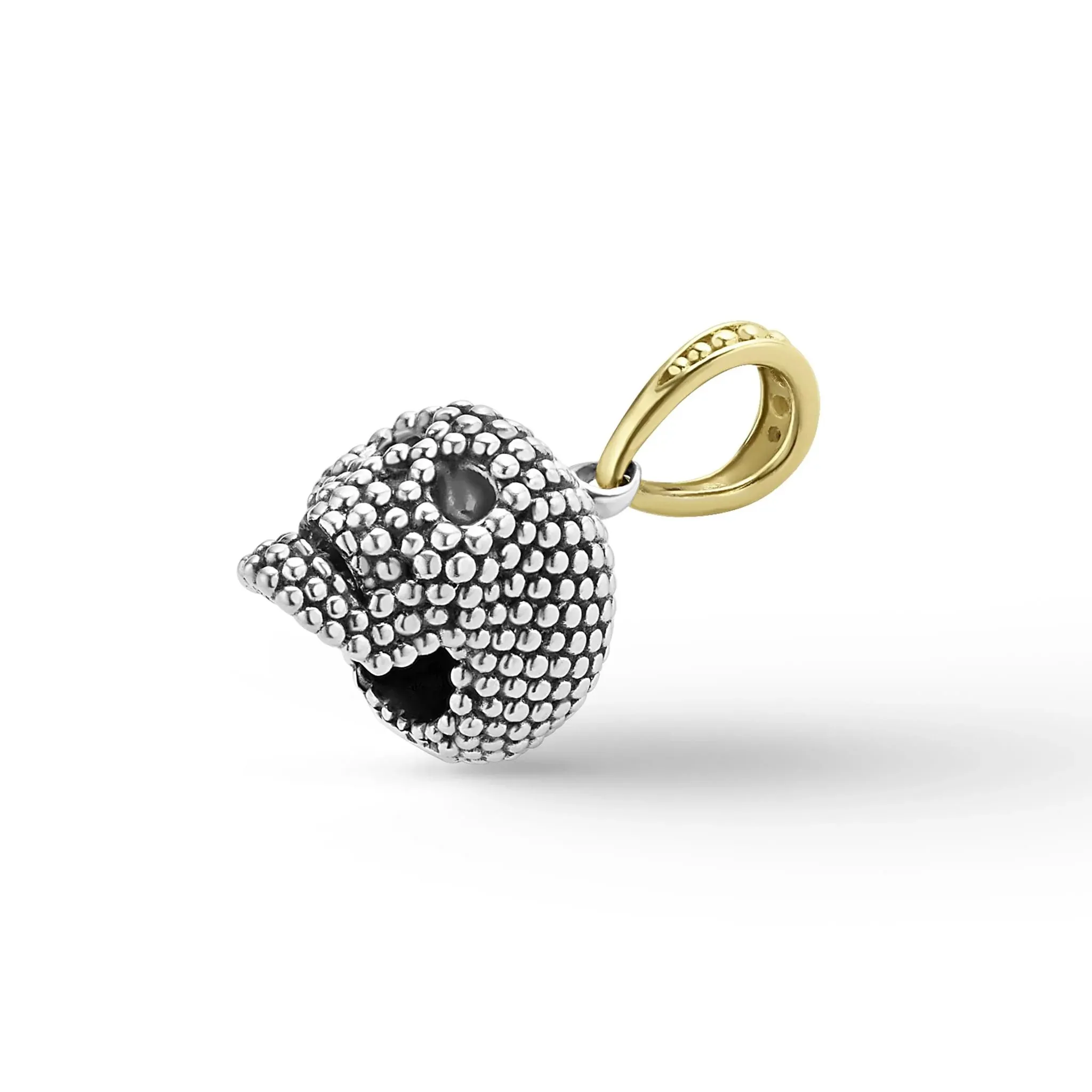 Caviar Beaded Skull Amulet