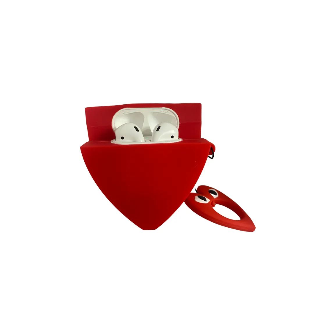 CDG Heart AirPods Case