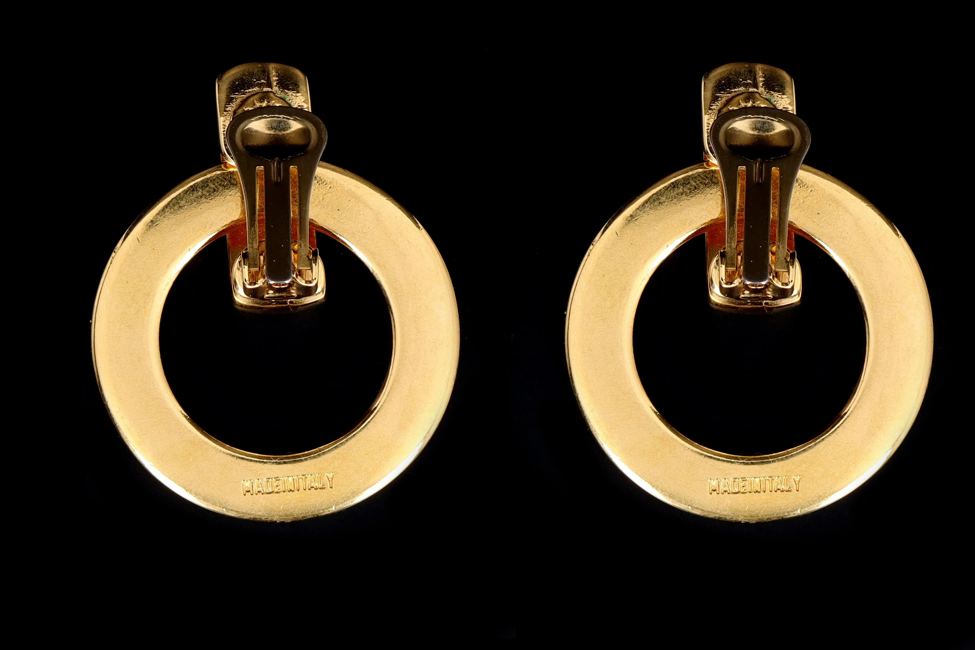 Celine Vintage 1990s Statement Earrings - Made in Italy