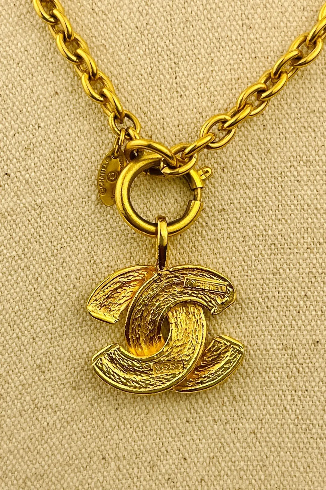 Chanel CC Gold Medium Necklace