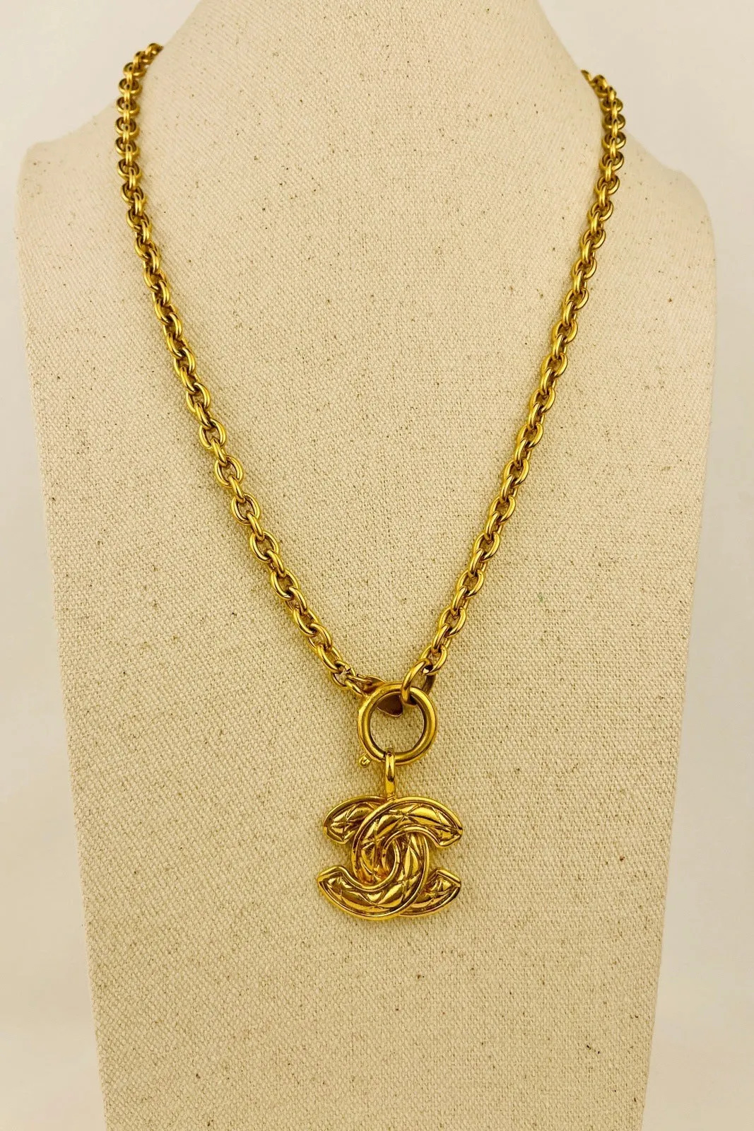 Chanel CC Gold Medium Necklace