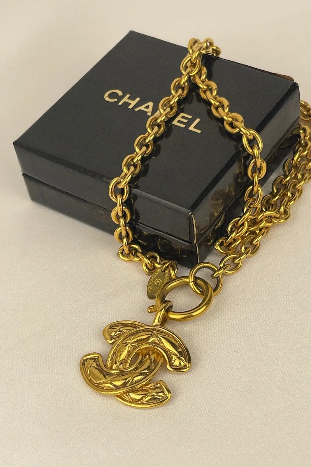 Chanel CC Gold Medium Necklace