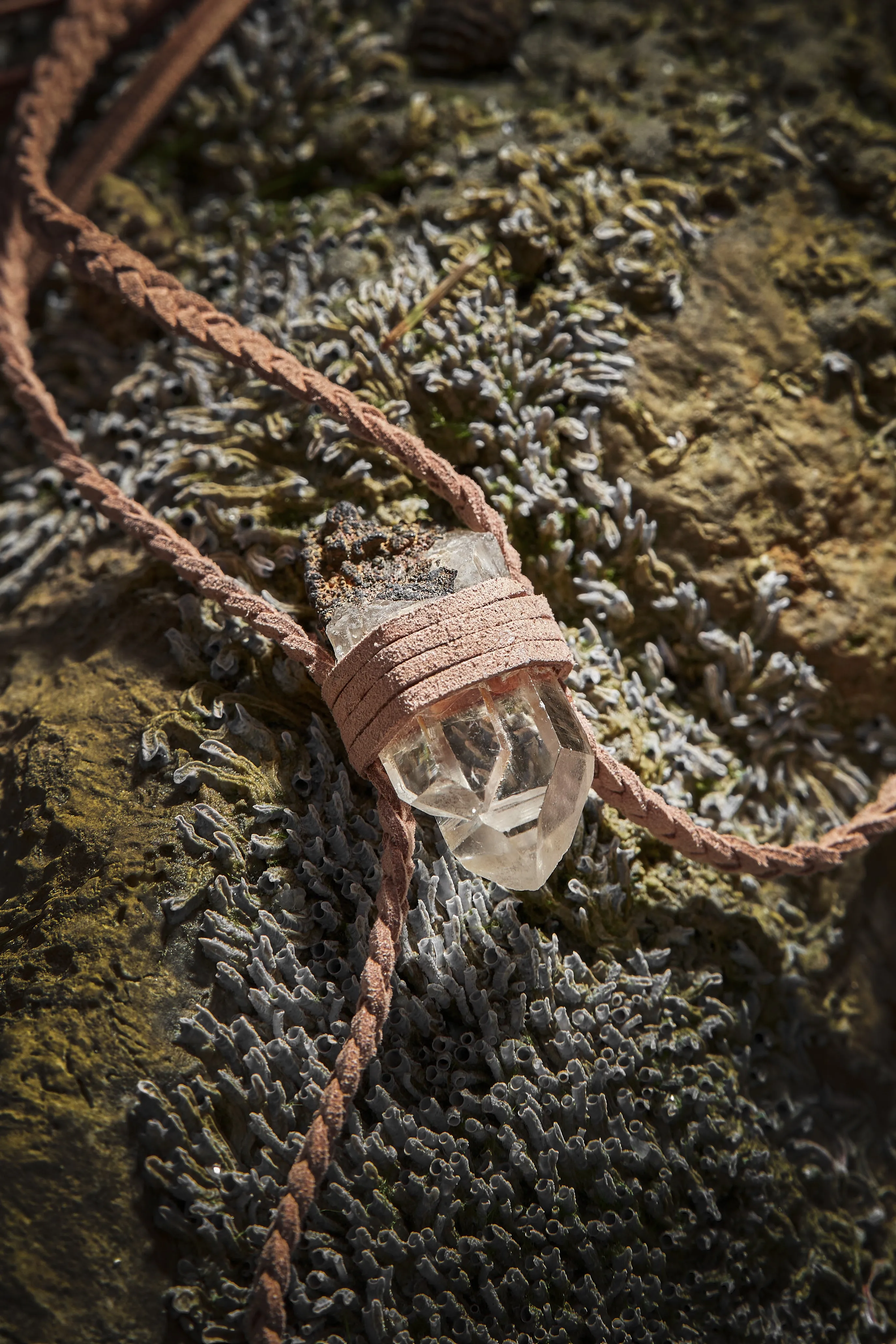 Citrine - Nude Braided Rope