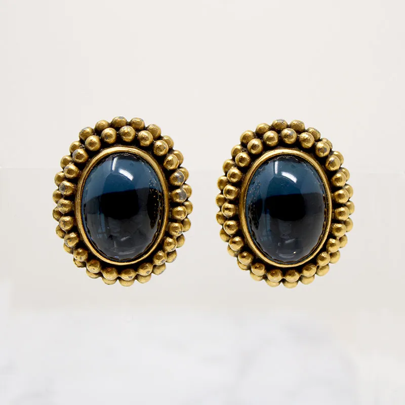 Collectible 1980s YSL Costume Earrings