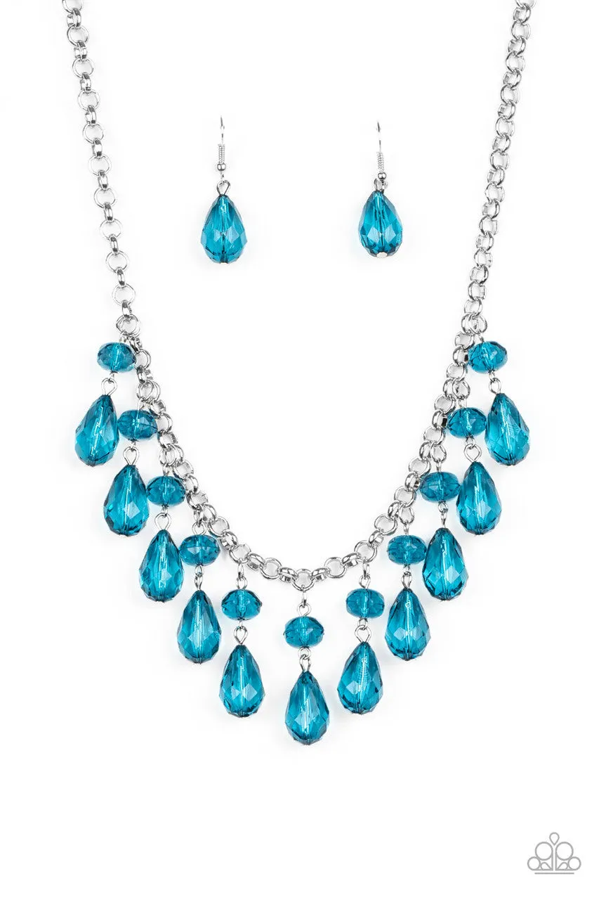 Crystal Enchantment Blue Paparazzi Necklace