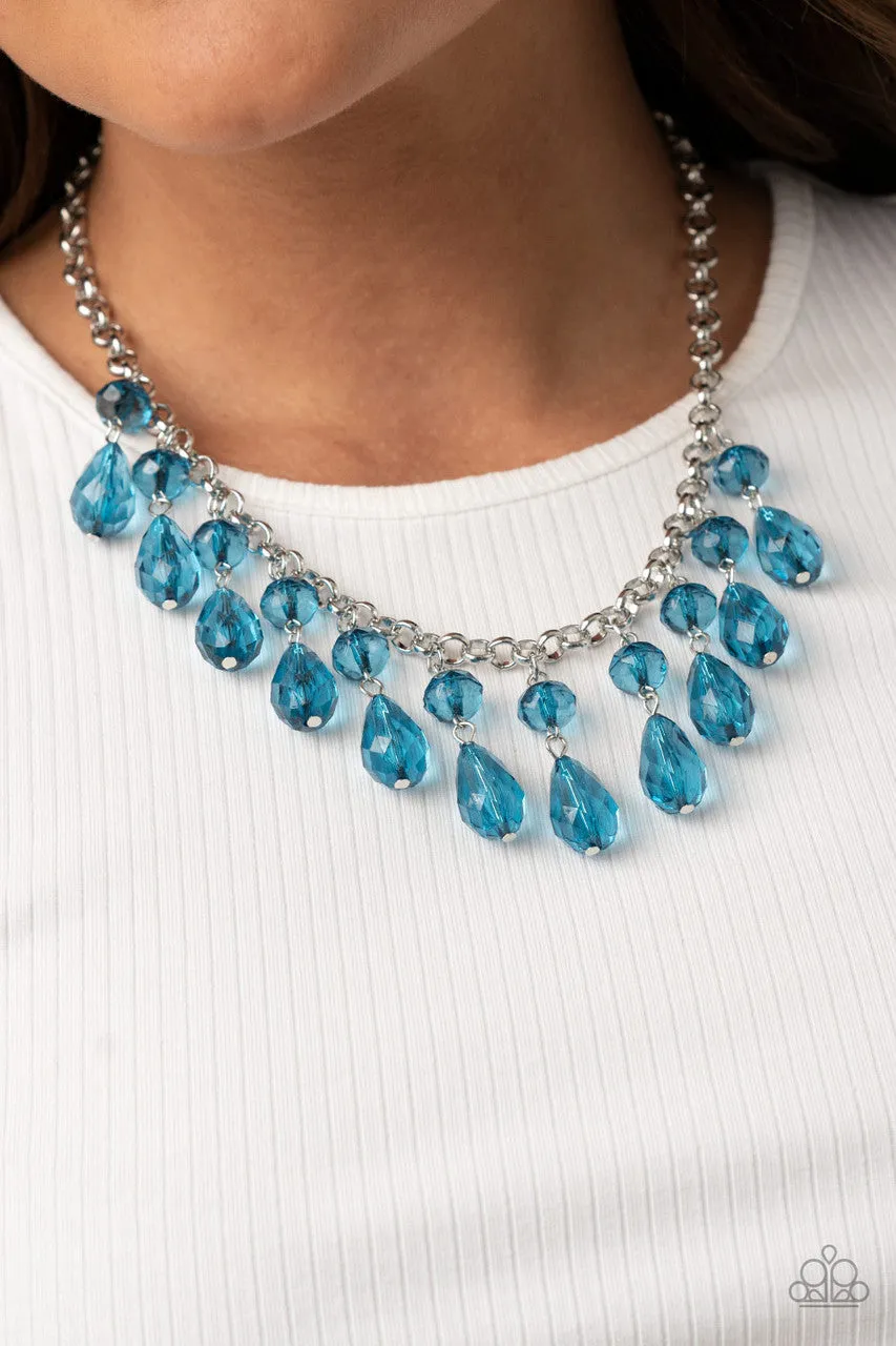 Crystal Enchantment Blue Paparazzi Necklace
