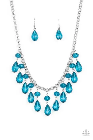 Crystal Enchantment Blue Paparazzi Necklace